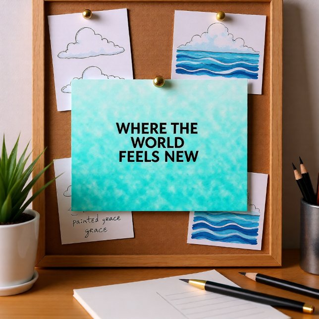 Himmelgewaschene Träumerei Postkarte (Von Creator hochgeladen)