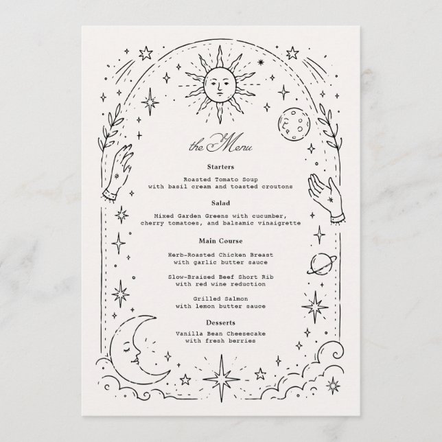 Himmelhochzeit  menükarte (Vorderseite)