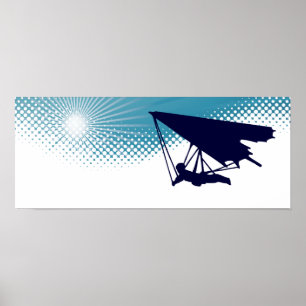 himmelhohes Drachenfliegen Poster