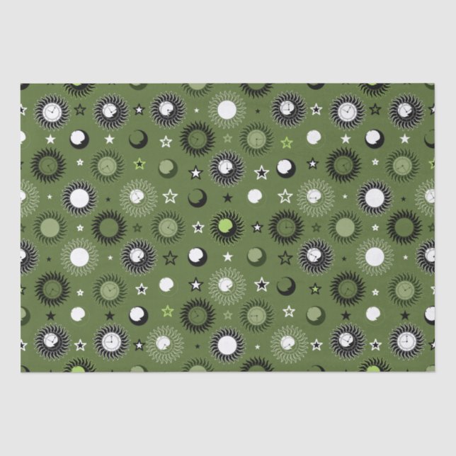 Himmelmechanik Seidenpapier (Vorderseite)