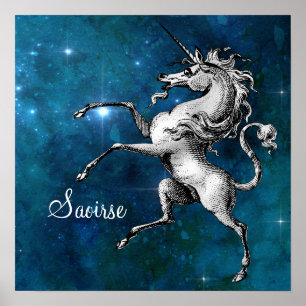 Himmels Einhorn Poster