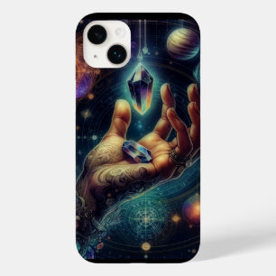 Himmels Kristall in der Palm Galaxy Spacy Case-Mate iPhone 14 Plus Hülle