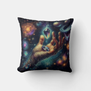 Himmels Kristall in der Palm Galaxy Spacy Kissen