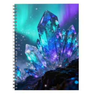 Himmels Kristall Spiralblock Notizblock