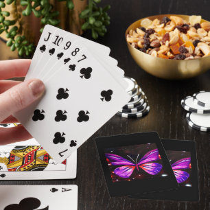 Himmels-Schmetterlings-Galaxie-Poker-Spielkarten Spielkarten