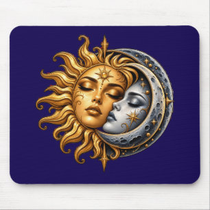 Himmels-Sonne-und-Mond-Kuss-Mauspad - Mystischer G Mousepad