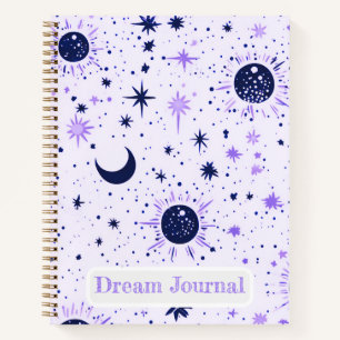 Himmels-Traumjournal Sonne Mond Sterne Notizbuch