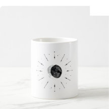 Himmels-Wasserfarben-Tasse - Mono & Silber