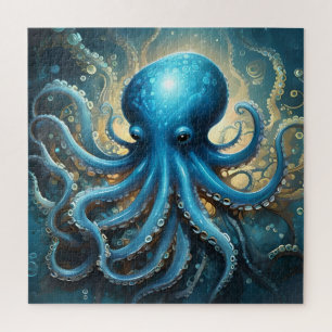 Himmels Wellen: Die Blaue Oktopus-Fraktalkunst