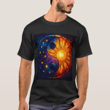 Himmels-Yin-Yang-Glasmalerei