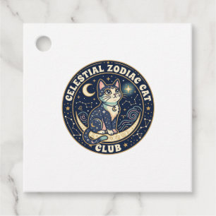 Himmels-Zodiak-Katze Niedliche Katze T-Shirt-Desig Geschenkanhänger
