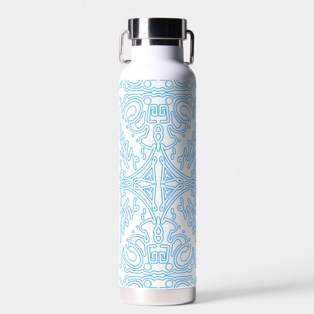 Himmelsazurblut Trinkflasche (Vorne)