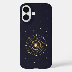 Himmelsbilanz - Sonne & Mondastrologie Mandala iPhone 16 Hülle