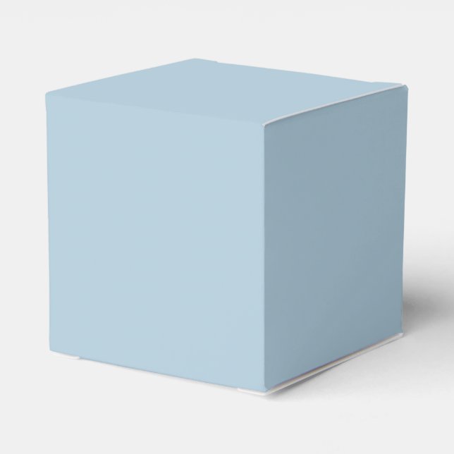 Himmelsblau-Herz-Schnitt-Gewürzkasten Geschenkschachtel (Rückseite)
