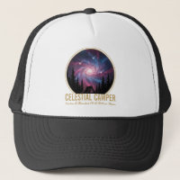 Himmelscamper-Galaxie-Nachtszene
