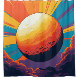 Himmelsdämmerungs-Duschvorhang Duschvorhang