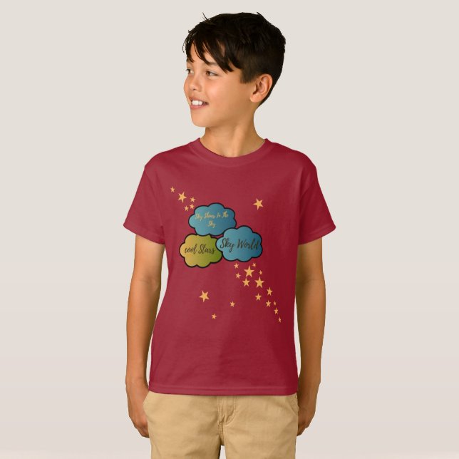 Himmelsdesign T-Shirt (Vorne ganz)
