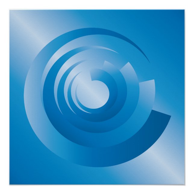 Himmelsfarbe Poster (Vorderseite)