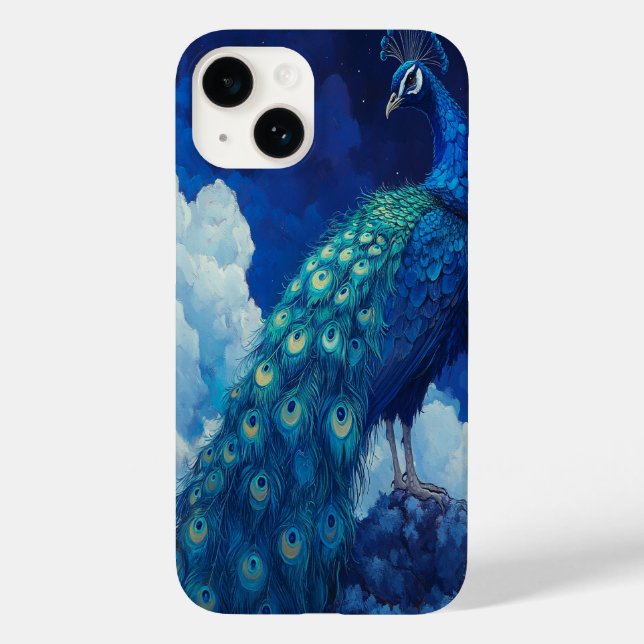 🦚 Himmelsfeder  Case-Mate iPhone 14 Hülle (Rückseite)