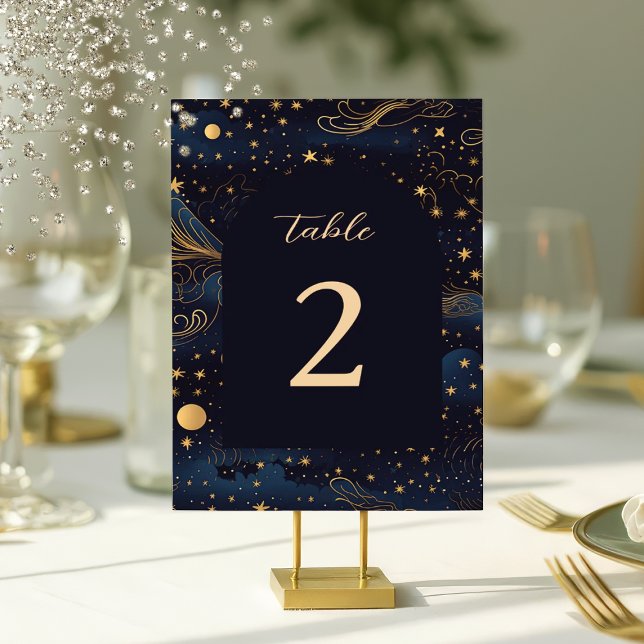 Himmelsflotte Goldene Hochzeit Tischnummer (Von Creator hochgeladen)