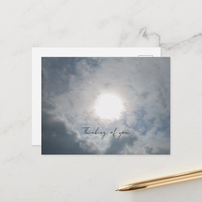Himmelsfotografie Postkarte (Vorderseite/Rückseite Beispiel)