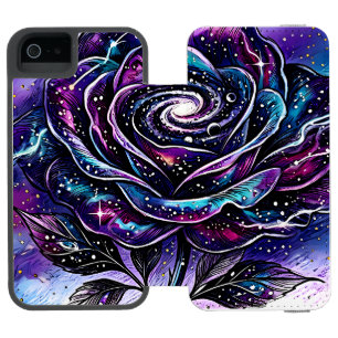 Himmelsgalaxie Rose Spiralnebel Maßgeschneidertes Incipio Watson™ iPhone 5 Geldbörsen Hülle