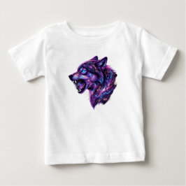 Himmelsgalaxie Wolf Brüllt Grafik T-Shirt