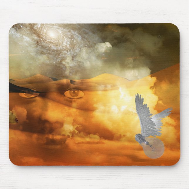 Himmelsgesicht Mousepad (Vorne)