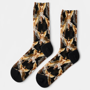 Himmelsgestalt für goldene Engel Socken