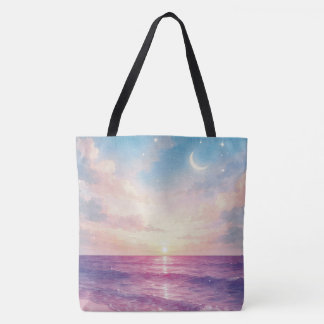 Himmelsgezeiten bei Traumlichtdämmerung Tasche
