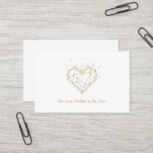 Himmelsherz-Sternbild-Grußkarte - Liebe