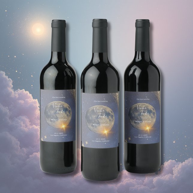 Himmelshochzeit Weinetikett (Von Creator hochgeladen)