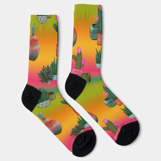 Himmelskaktus im Südwesten des Abends in Pots Socken (Rechts)