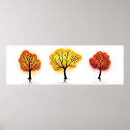 Himmelskanopie: Herbstglühen - Poster