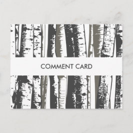 Himmelskartenbäume Postkarte
