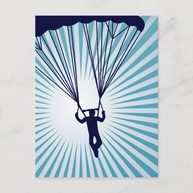 Himmelskydiver Postkarte (Vorderseite)
