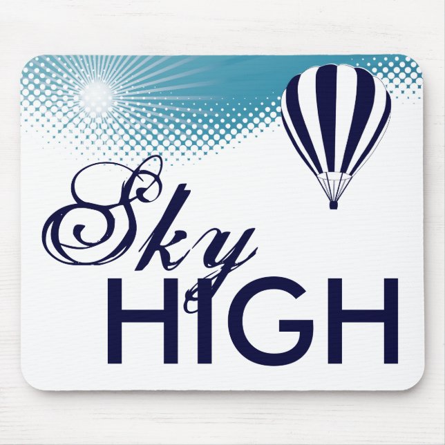 Himmelsluftballon Mousepad (Vorne)