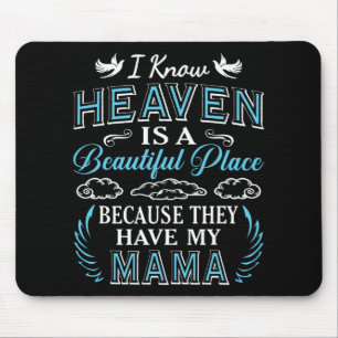 Himmelsmama im Himmel Vermisste Mütter Tag Mama Mousepad