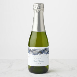 Himmelsmarine Wasserfarbe Wolke Baby Shower