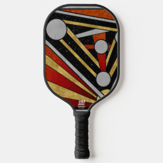 Himmelsmechanik – Retro-futuristische Industrielku Pickleball Schläger