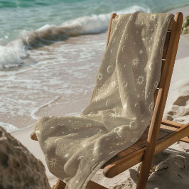 Himmelsmomik — Nahtloses Muster Strandtuch