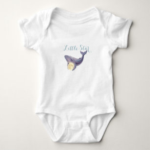 Himmelsmond-Baby-Shower-Wal-Bodyanzug Person Baby Strampler