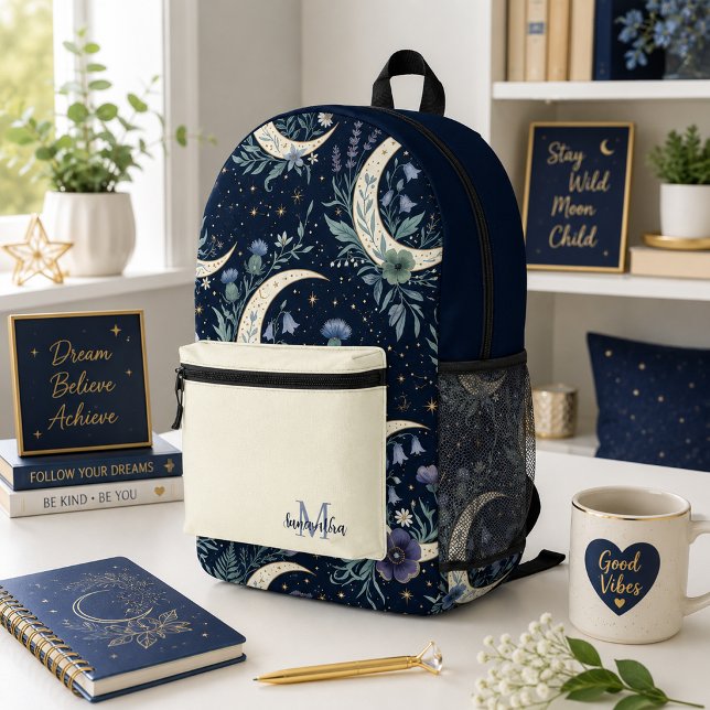 Himmelsmond & Floraler Rucksack  (Von Creator hochgeladen)
