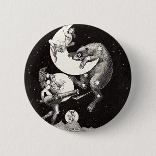 Himmelsmond Himmel Universum Gott Nacht Illustrati Button