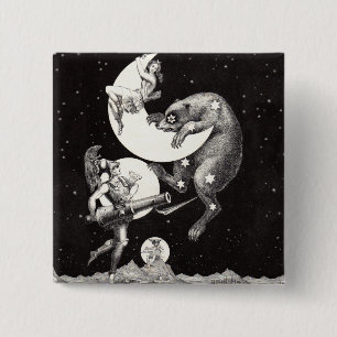 Himmelsmond Himmel Universum Gott Nacht Illustrati Button