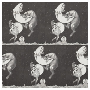 Himmelsmond Himmelswelt Gottes Nacht Illustration Stoff