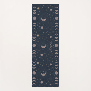 Himmelsmond-Muster Kosmetische Custom-Frauenbekl Yogamatte