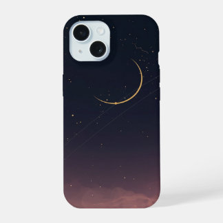 Himmelsmond Sterne Handyhülle iPhone 15 Hülle