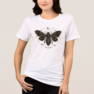 Himmelsmondbiene - Kosmische Mystische Biene  Tri-Blend Shirt