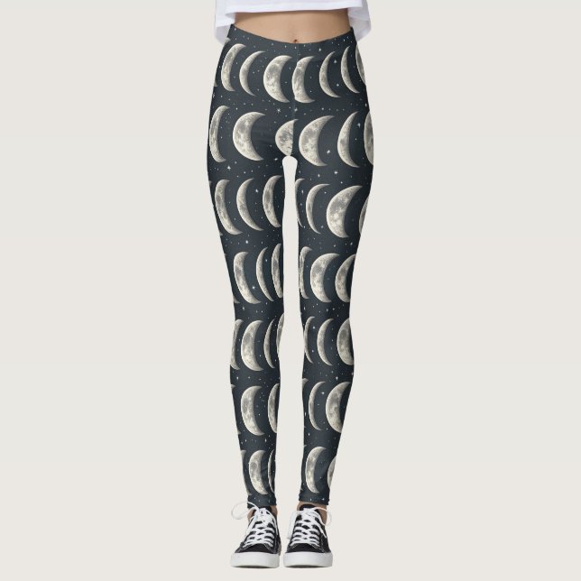 Himmelsmondphase (2) leggings (Vorderseite)